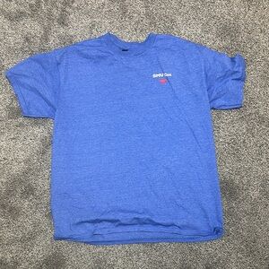 Blue Men's Short Sleeve Tee